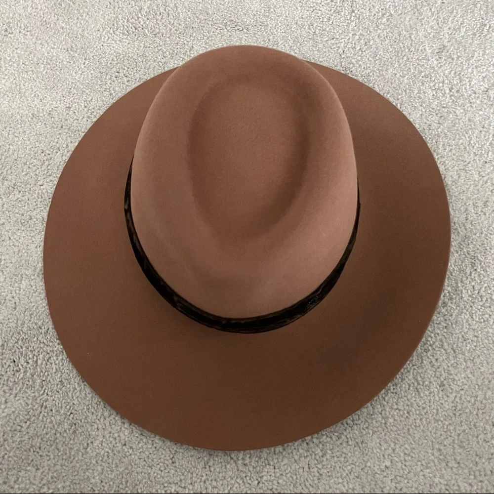 NWT Maison Michel Charles Rabbit‎ Fur Felt Fedora